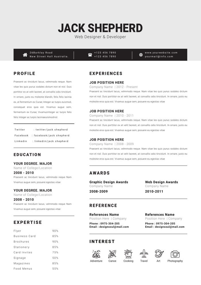 CV Template 4